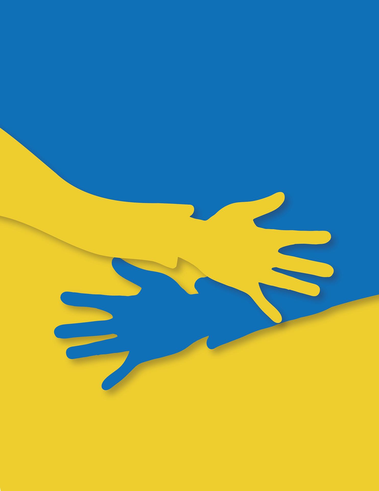 Ukraine Hände